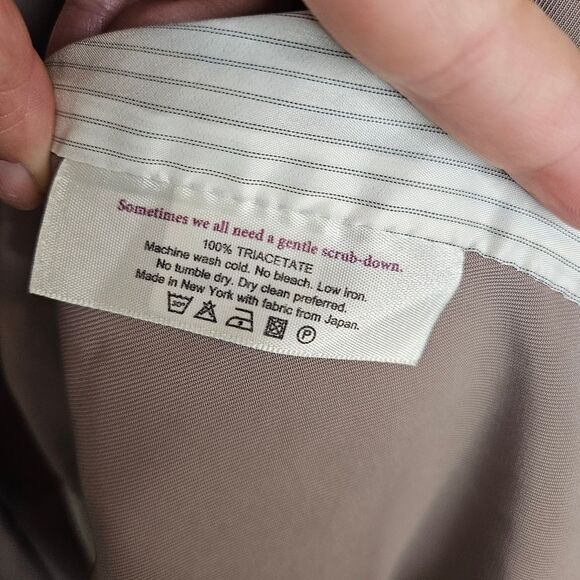 MM Lafleur lightweight wrap around overcoat, deep khaki, women's size medium - Picture 14 of 15